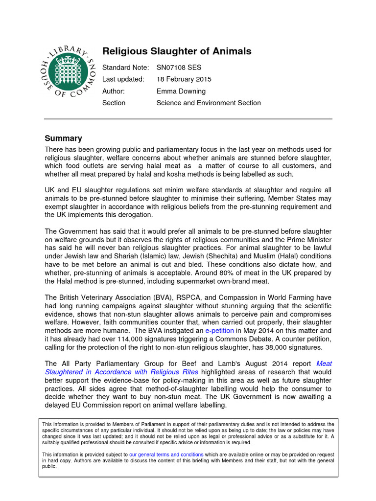 Halal | PDF | Slaughterhouse | Animal Slaughter