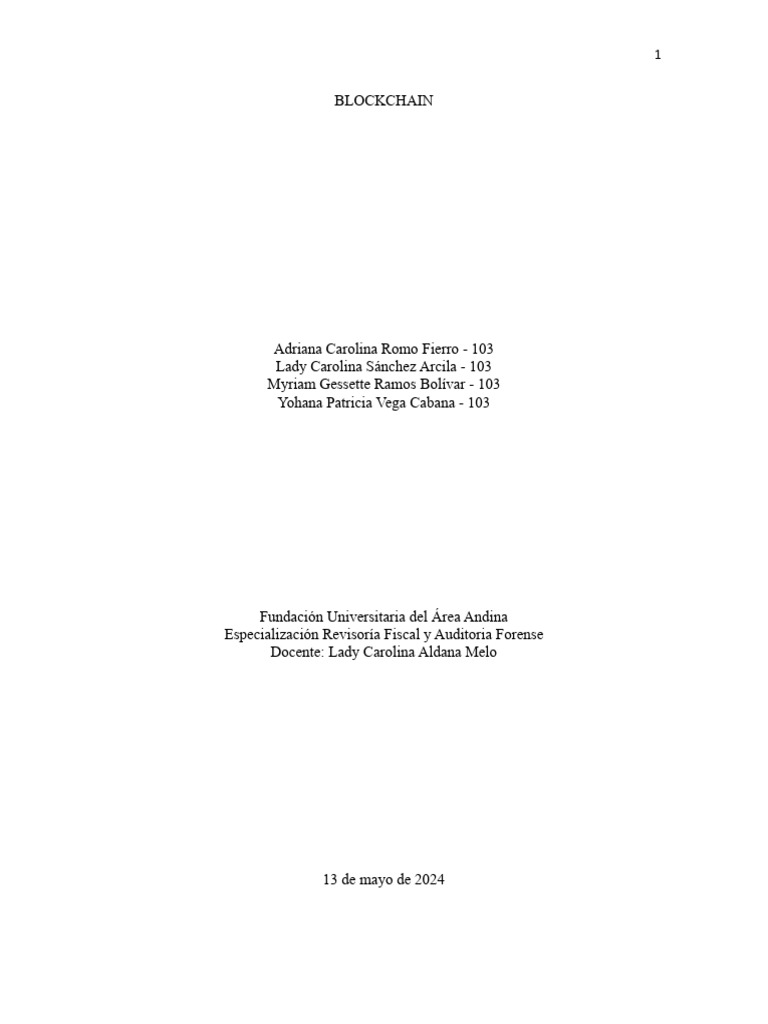 BLOCKCHAIN | PDF | Internet de las Cosas | Impresión 3d