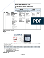 3° Grado - Modulo Dia de La Reflexion de Los Desastres - Dia 31 de Mayo