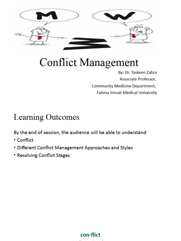 Conflict Management 07.02.2023 | PDF | Conflict Resolution | Psychology