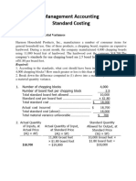 ACC 2 Standard Costing Exercise