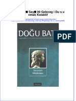 Full Download Dog U Bati Sayi 99 Geleceg I Du S U Nmek Kolektif Online Full Chapter PDF