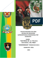 SILABUS DESARROLLADO DE DOCTRINA POLICIAL HONORABLES 2024