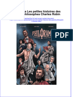 PDF of Philorama Les Petites Histoires Des Grands Philosophes Charles Robin Full Chapter Ebook