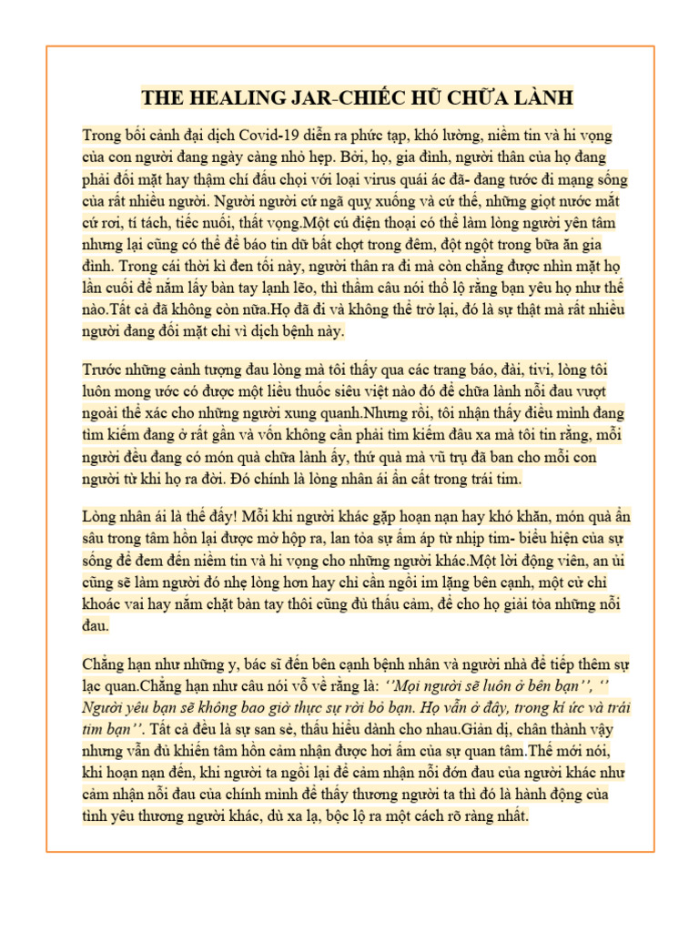 The Healing Jar Project Pdf
