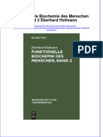 Download pdf of Funktionelle Biochemie Des Menschen Band 2 Eberhard Hofmann full chapter ebook 