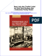 PDF of Hiburan Masa Lalu Dan Tradisi Lokal Kumpulan Esai Seni Budaya Dan Sejarah Indonesia Fandy Hutari Full Chapter Ebook