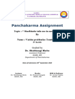 Panchakarma Vaishu