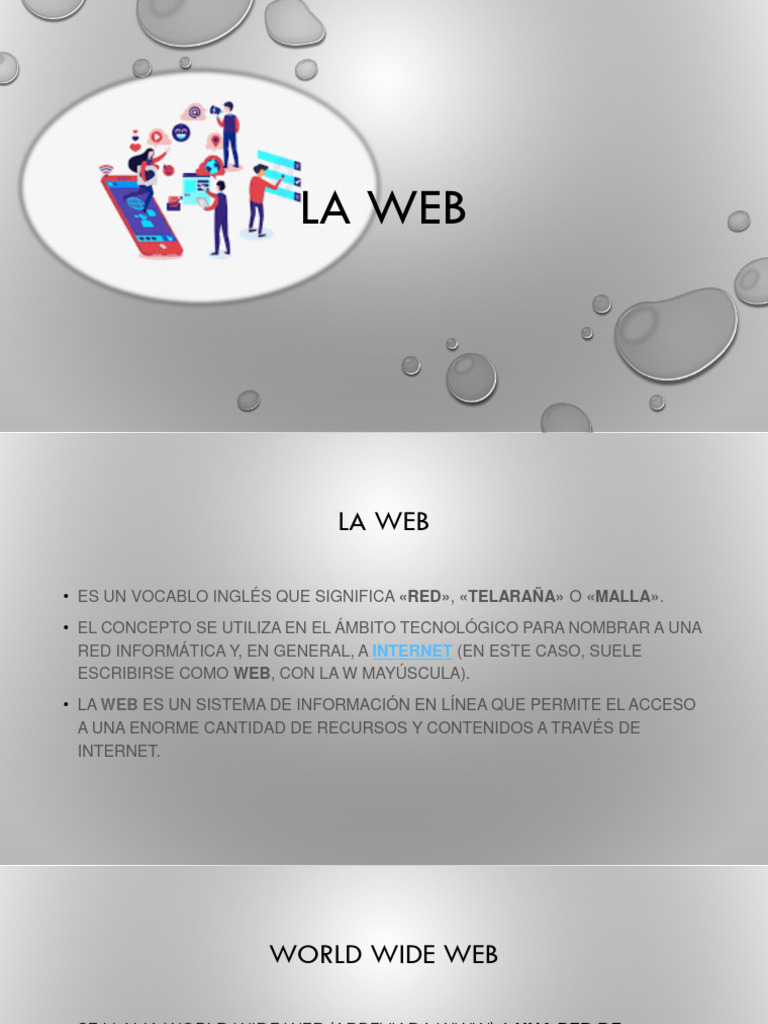 La Web | PDF | Red mundial | Internet y web