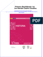 PDF of Historia Primero Bachillerato 1St Edition Biron Hernan Castro Cevallos Full Chapter Ebook