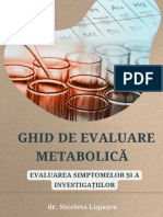 Ghid de Evaluare Metabolica Investigatii Si Chestionar