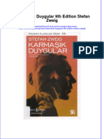 Download pdf of Karmasik Duygular 9Th Edition Stefan Zweig full chapter ebook 