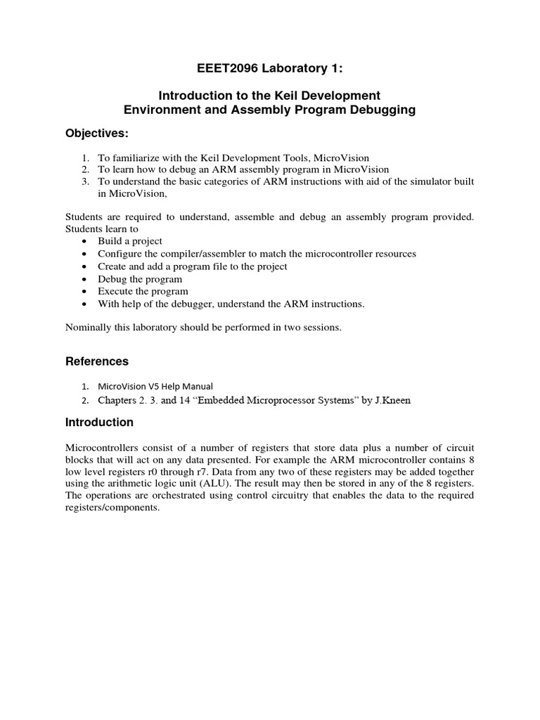 Lab 1 - Start - Assembly | PDF | Assembly Language | Computer Program