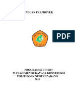 Panduan Praproyek MRK 2019