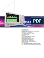 2. Phân tích phổ tín hiệu - RSA3000E_ Datasheet_201908-EN