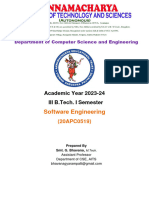 Software Engineering 20APC0519 Min