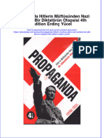 Download pdf of Propaganda Hitlerin Muftusunden Nazi Turklere Bir Diktatorun Otopsisi 4Th Edition Erdinc Yucel full chapter ebook 