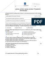 19 - Testy Klasa 7 Geografia