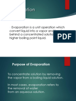 Evaporation and Evaporators