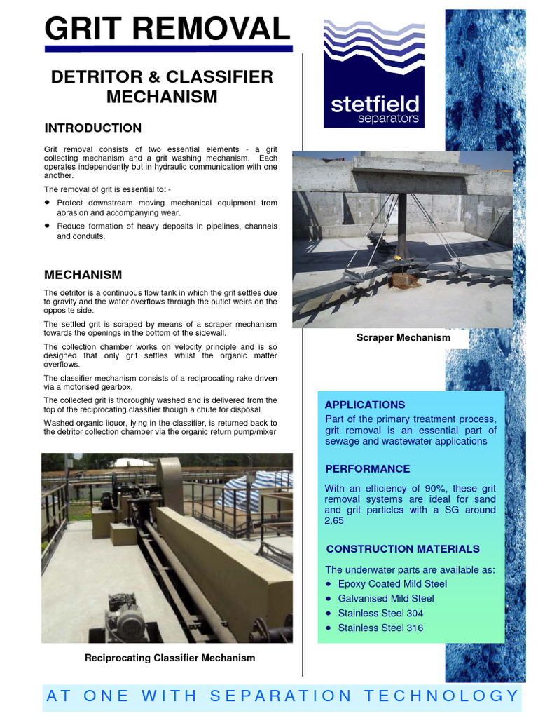 Stetf Gritclassifier ML | PDF | Sewage Treatment | Civil Engineering