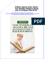 PDF of Guru Pendidikan Agama Islam Dalam Meningkatkan Perilaku Religius Siswa Herwansyah S PD Najmi Faza M PD Full Chapter Ebook