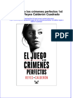 full download El Juego De Los Crimenes Perfectos 1St Edition Reyes Calderon Cuadrado online full chapter pdf 