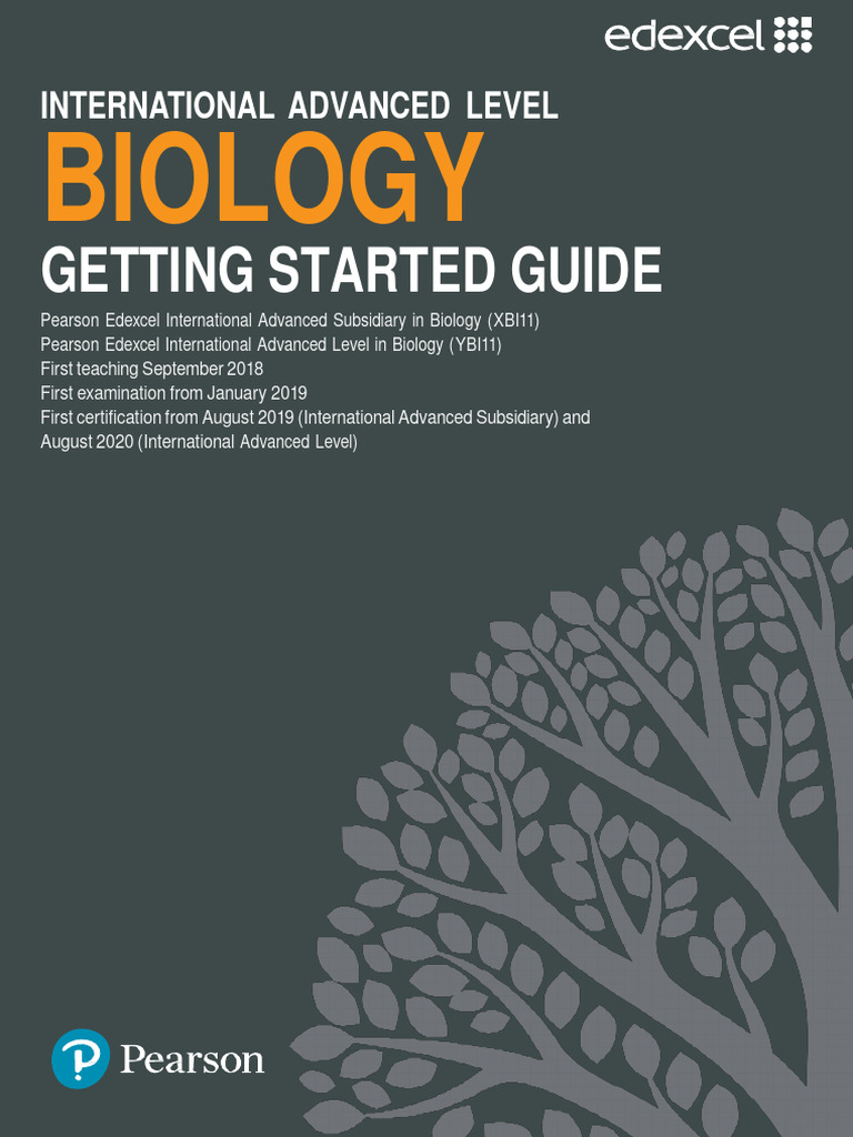 Edexcel International A Level Biology Guide | PDF | Question ...