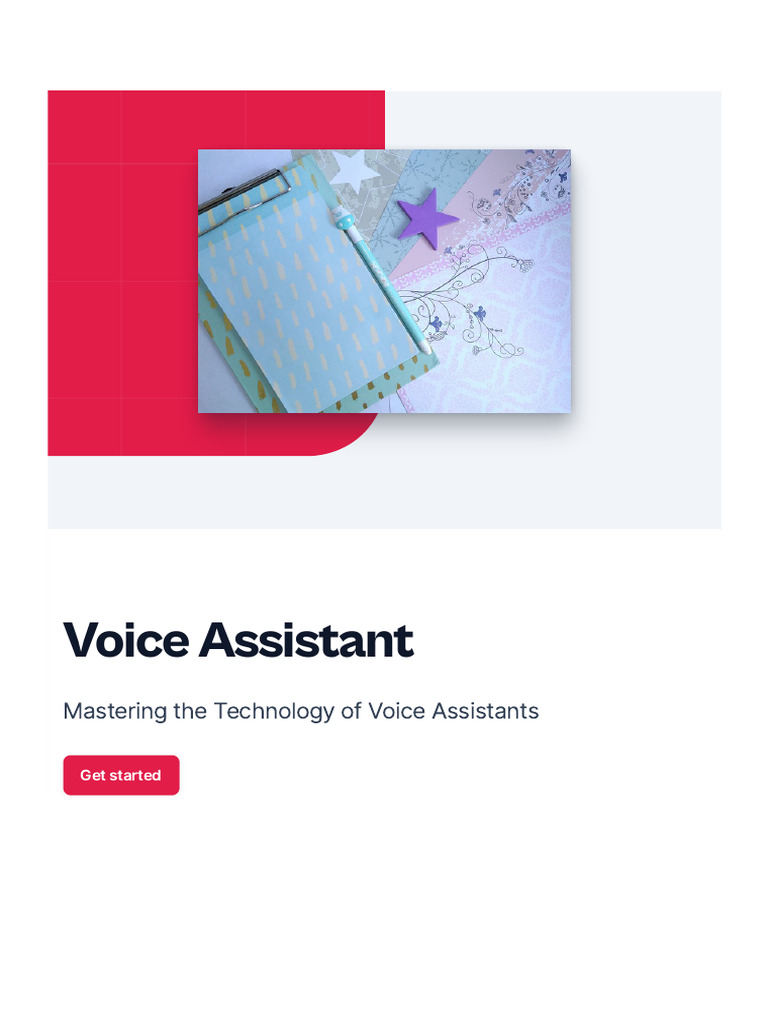 Voice Assistant | PDF | Speech Recognition | Accessibility