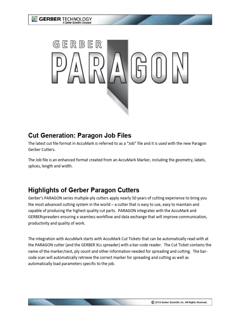 Generar Corte Paragon Job Files PDF