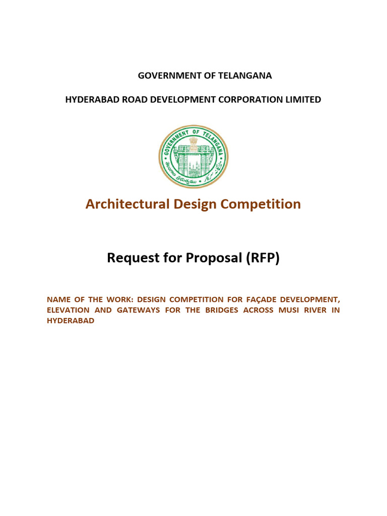 RFP For Design Competition | PDF | Business