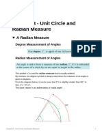 Chapter 8 - Unit Circle and Radian Measure