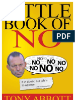 Tony Abbott's The Little Book of No 