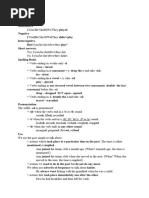 Regular Verbs