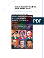 full download Kisa Oykunun Buyuk Ustalari 1St Edition James Joyce online full chapter pdf 