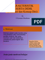 KARAKTERISTIK PS - Motivasi Dan Konsep Diri