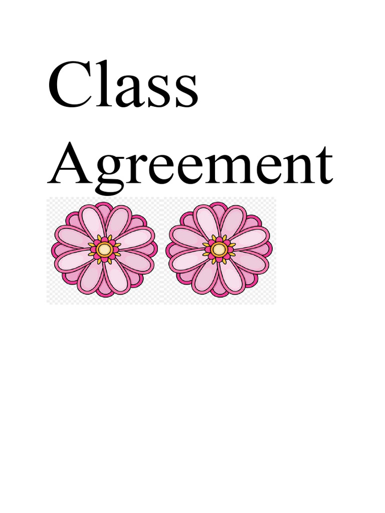 Class Agreement | PDF