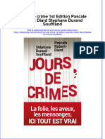 PDF of Jours de Crime 1St Edition Pascale Robert Diard Stephane Durand Souffland Full Chapter Ebook