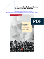 PDF of La Battaglia Economica Laterza Italian Edition Alessandro Barbero Full Chapter Ebook