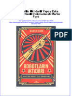 PDF of Robotlarin Iktidari Yapay Zeka Dunyaya Nasil Hukmedecek Martin Ford Full Chapter Ebook