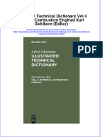 PDF of Illustrated Technical Dictionary Vol 4 Internal Combustion Engines Karl Schikore Editor Full Chapter Ebook