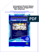 full download Kursus Kewirausahaan Produk Olahan Pangan Industri Rumah Tangga Buku Ajar Istiqomah online full chapter pdf 