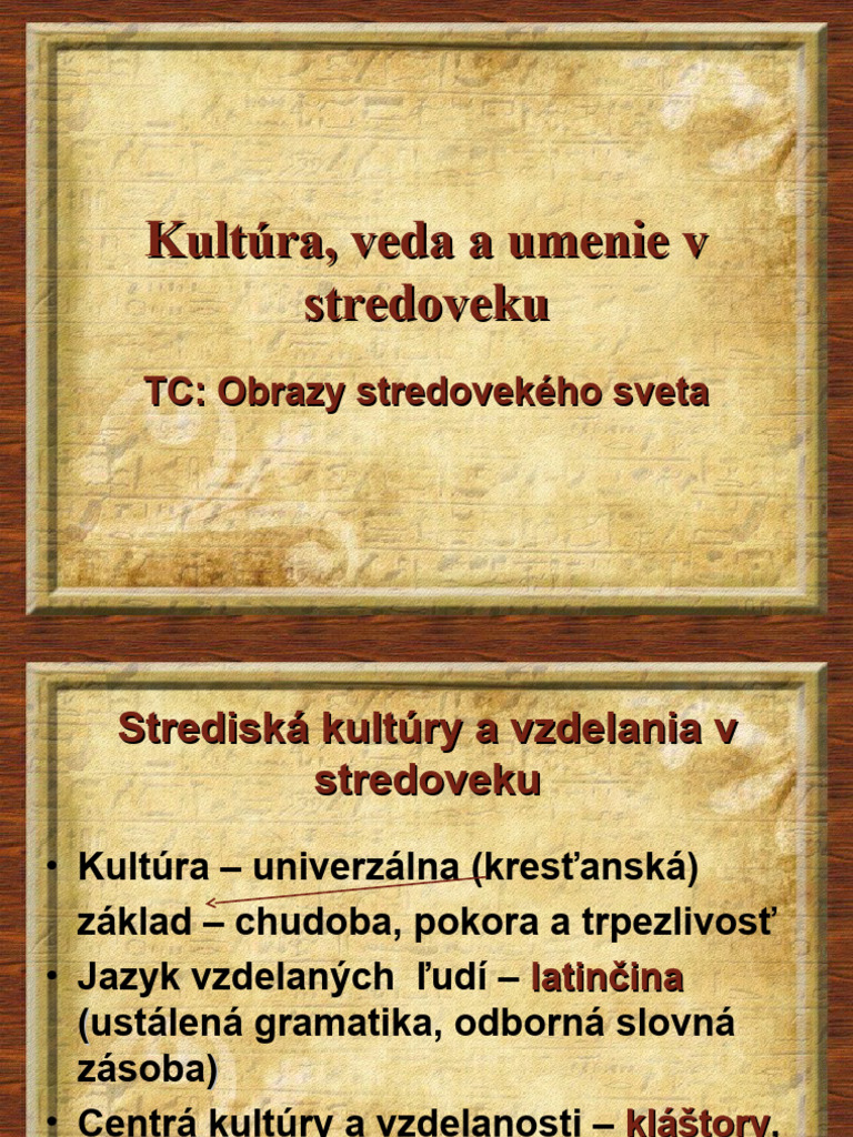 Vzdelanie V Stredoveku 3 Pdf
