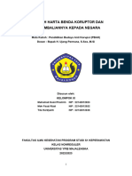 Harta Benda Koruptor Dan Pengembaliannya Kepada Negara