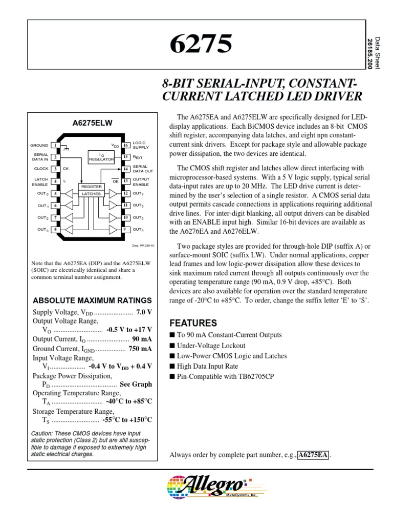 A 6275 Eat | PDF | Electronic Engineering | Electronics