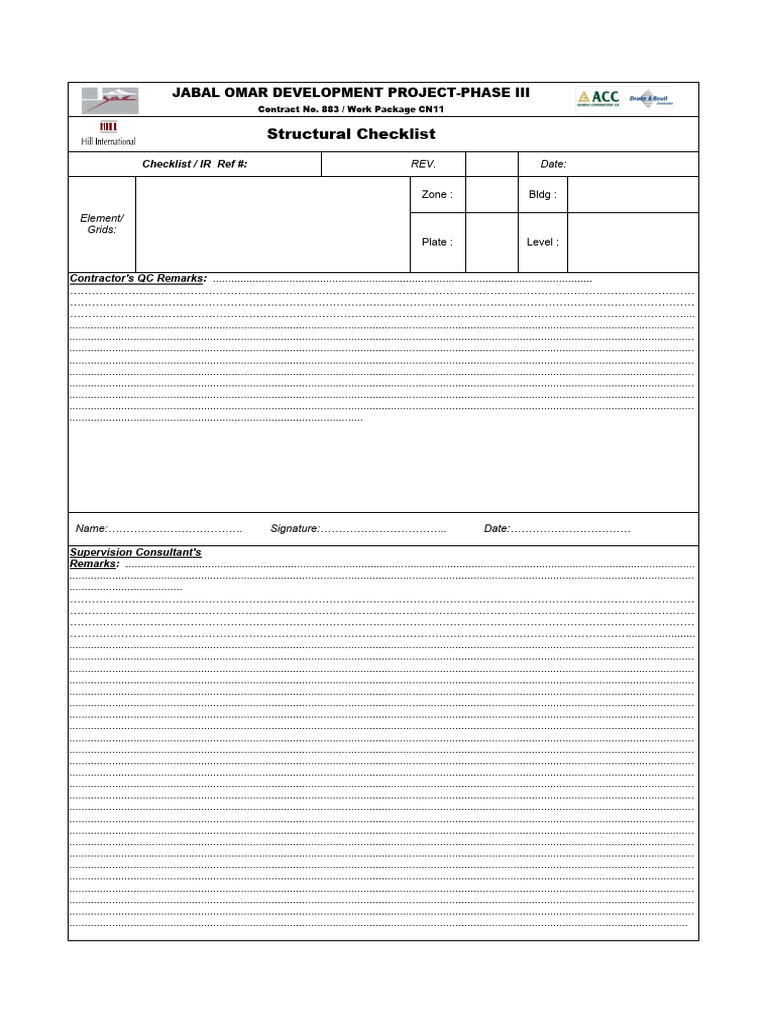 Check Sheet Format | PDF