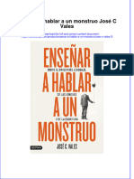 Full Download Ensenar A Hablar A Un Monstruo Jose C Vales 2 Online Full Chapter PDF