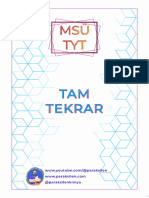 Msü - Tyt Full Tekrar - Öğrenci̇ PDF
