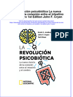 PDF of La Revolucion Psicobiotica La Nueva Ciencia de La Conexion Entre El Intestino Y El Cerebro 1St Edition John F Cryan Full Chapter Ebook