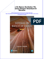 PDF of Sistemas de Banco de Dados 7Th Edition Ramez Elmasri Shamkant B Navathe Full Chapter Ebook