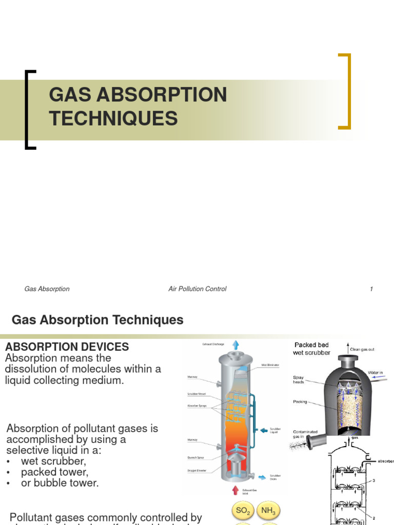 03.01 - Gas Absortion Techniques | PDF | Water | Solubility